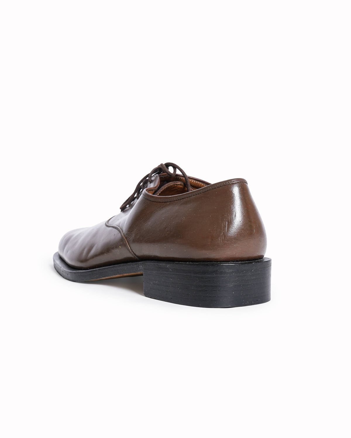 Salvatore Ferragamo Men's Brown Leather Oxford Shoes