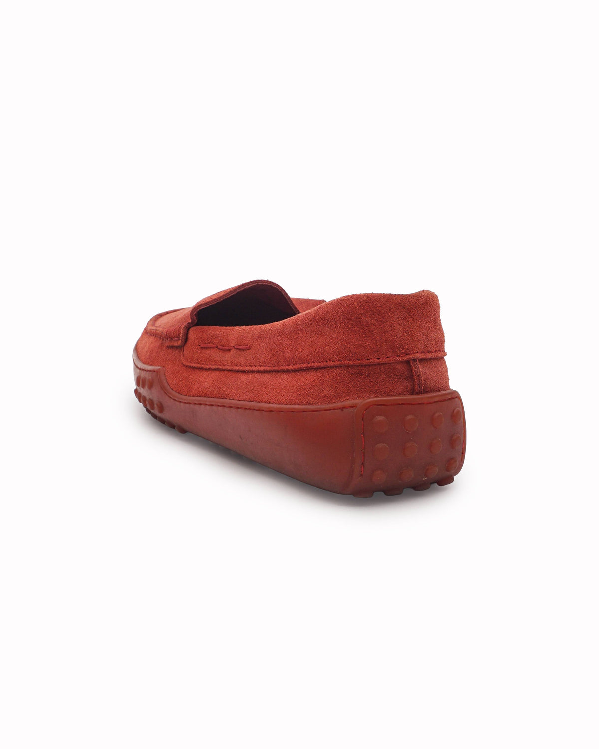 Tod's Men's Red Suede Gommino Driving Loafers
