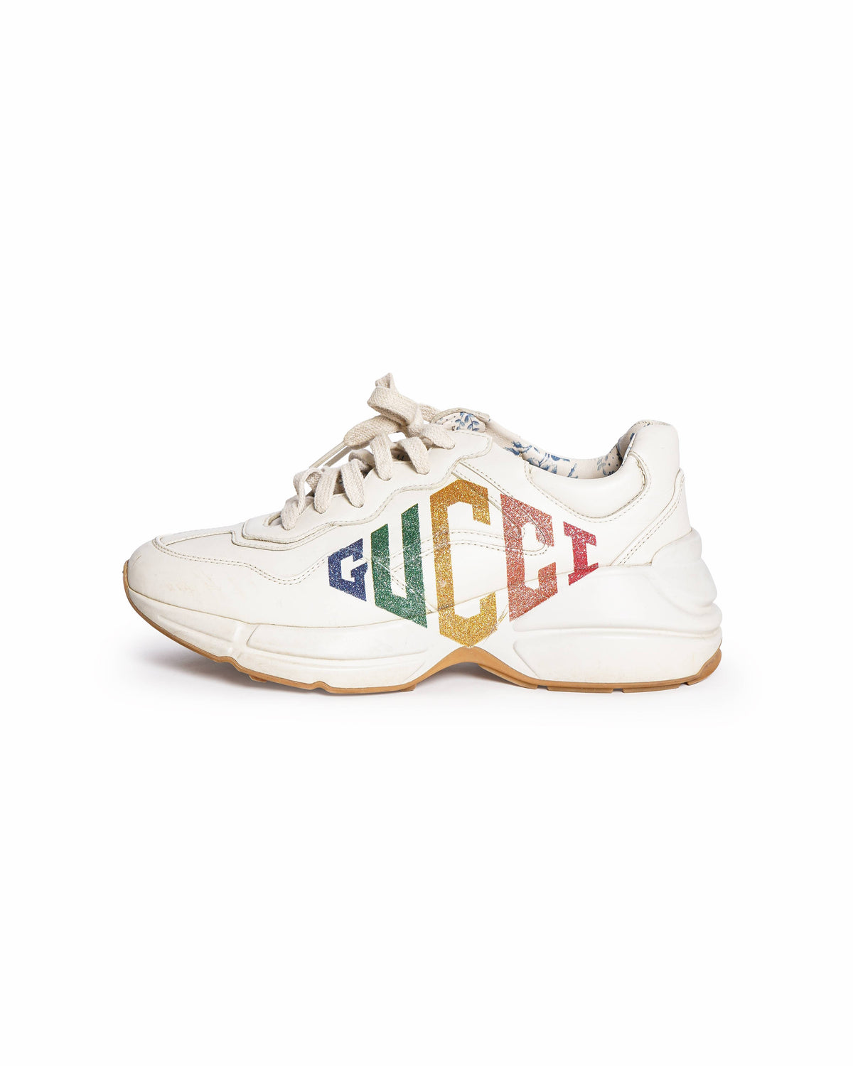 Gucci Women's Rhyton Lace Up Sneakers