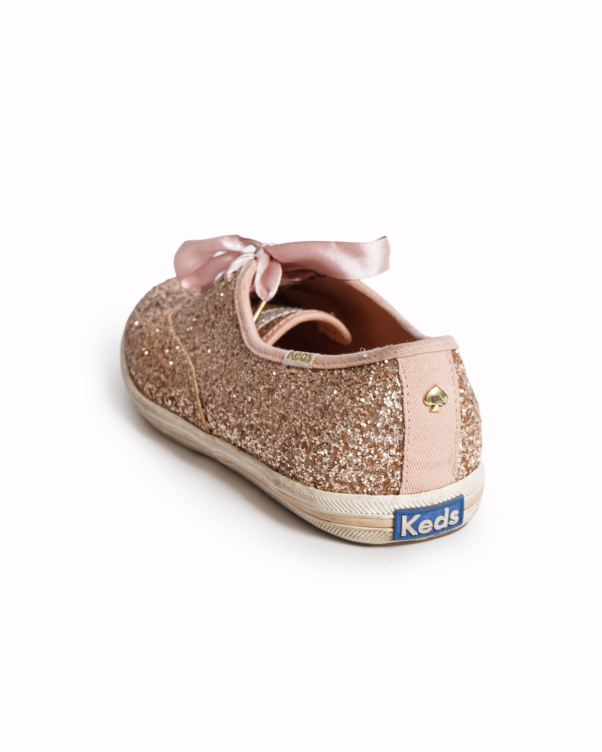 Kate Spade x Keds New York Glitter Lace Up Women's Shoes In Pink