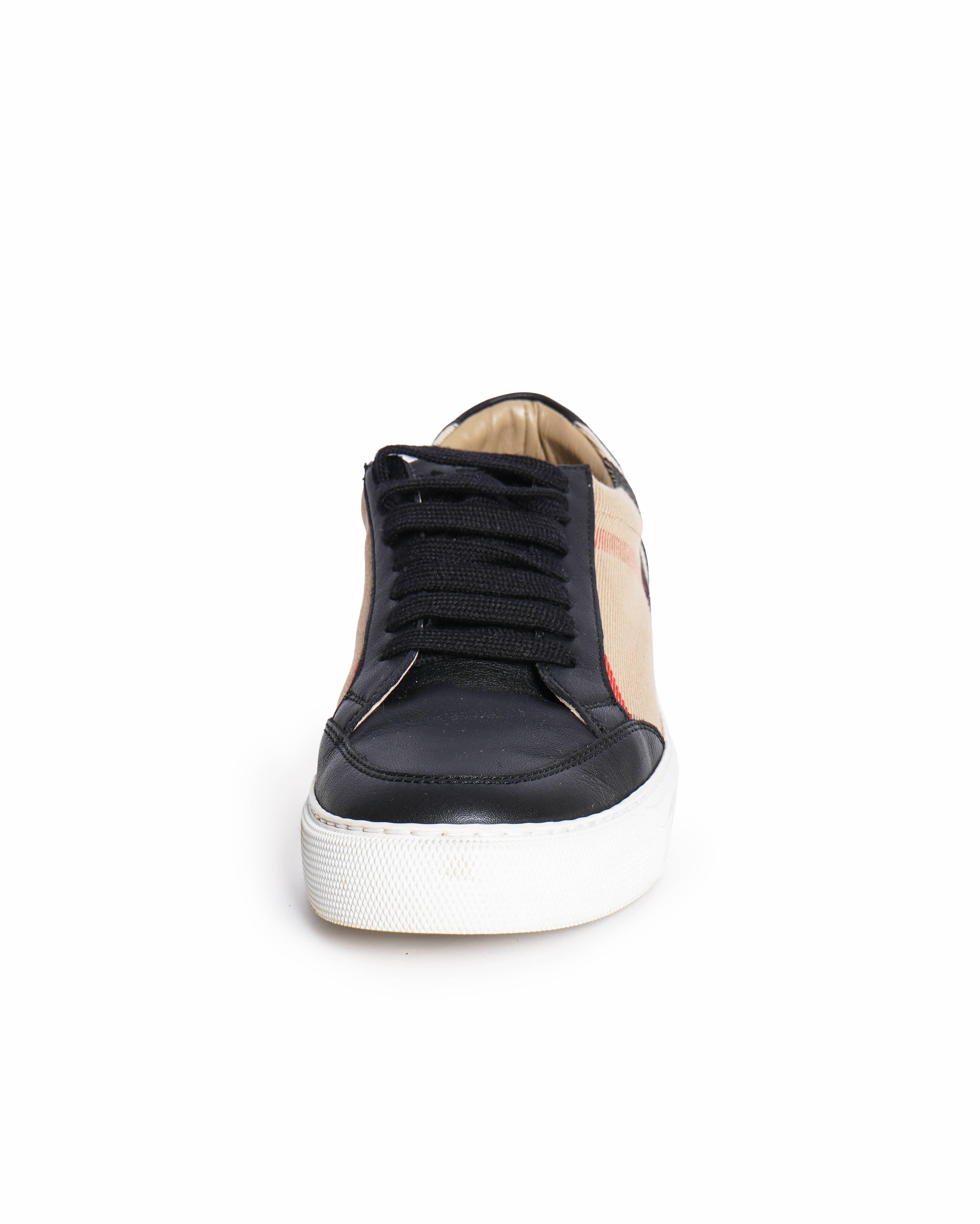 Burberry Women's House Check Canvas & Leather Sneakers