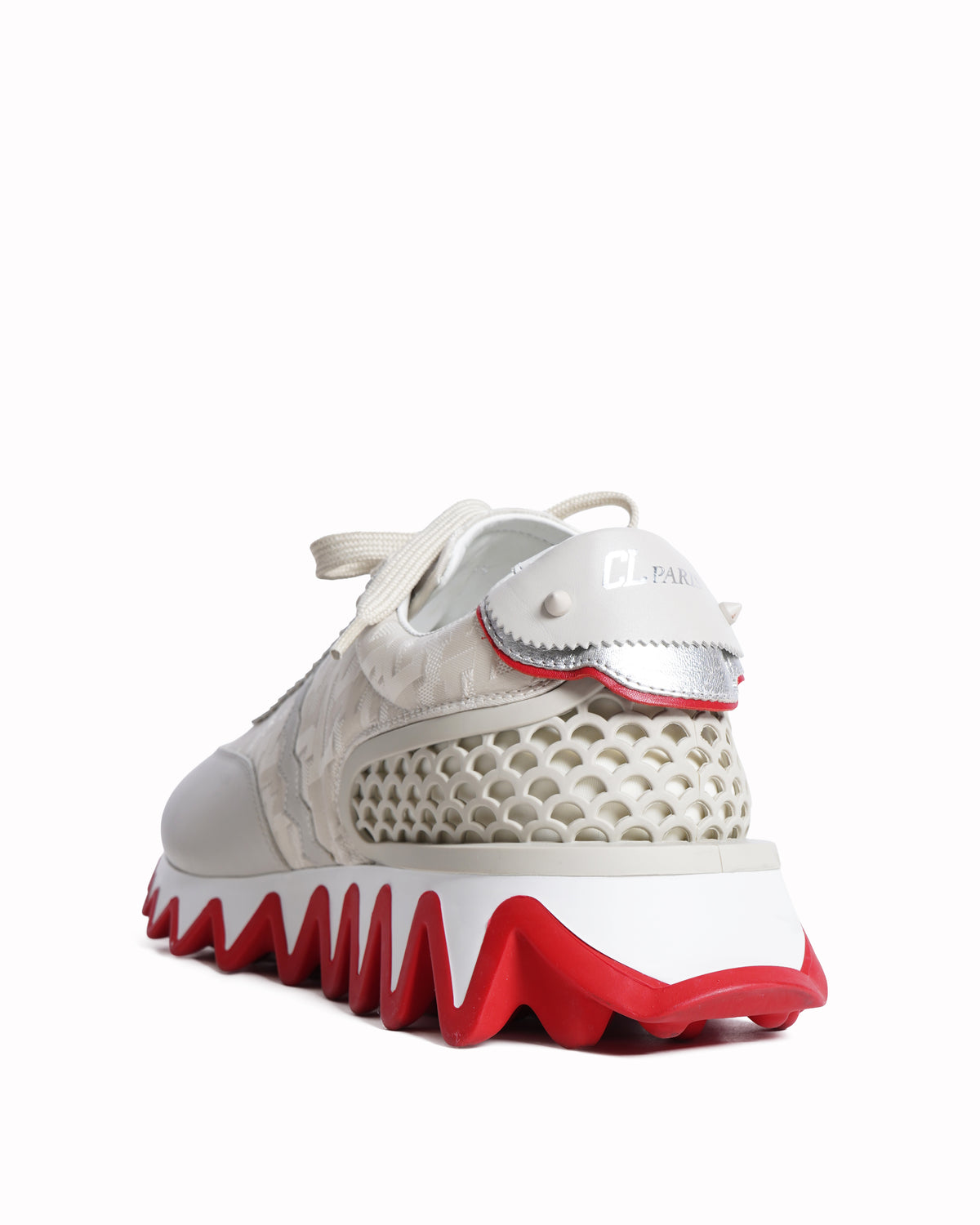 New Christian Louboutin Red Runner leather low trainers
