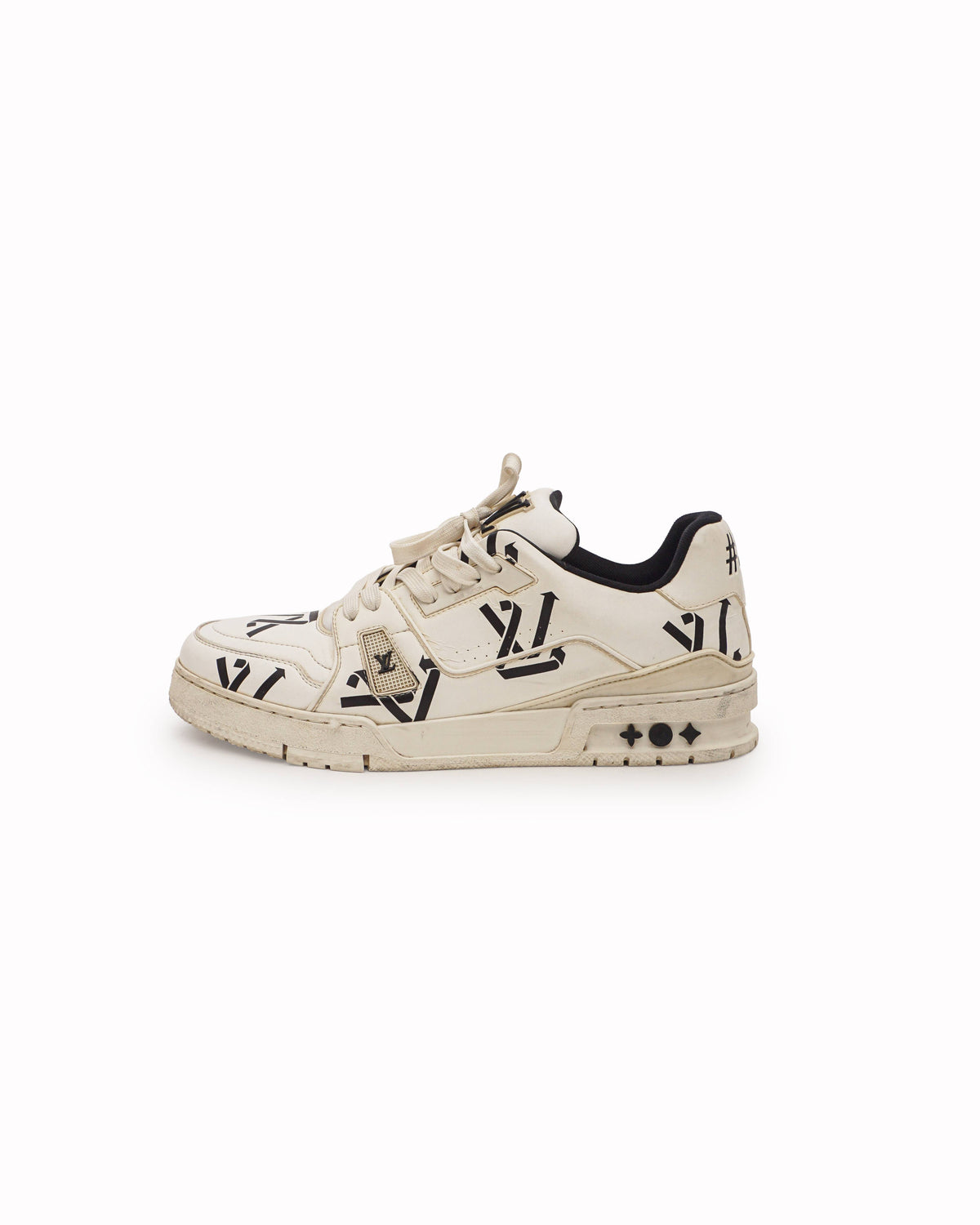 Louis Vuitton Sustainable LV Trainer White & Black Men's Sneakers
