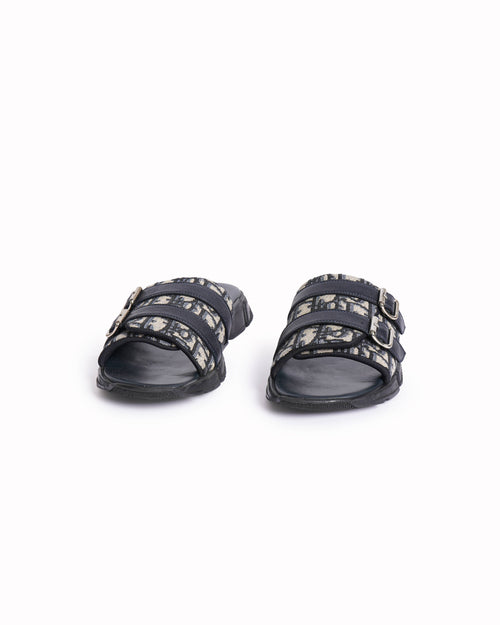 New Christian Dior Oblique Jacquard Sandals