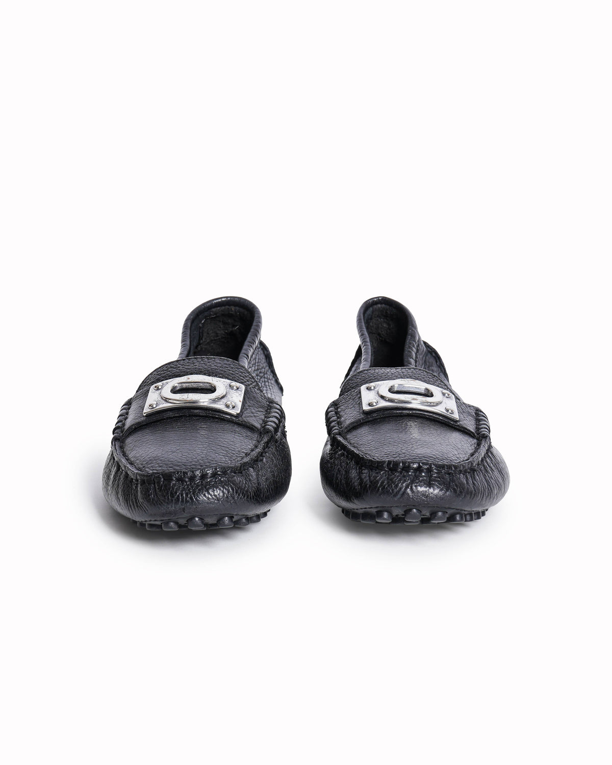 Coach Napoleon Pebbled Leather Driving Loafers