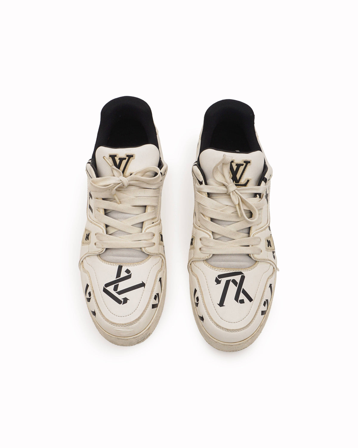 Louis Vuitton Sustainable LV Trainer White & Black Men's Sneakers