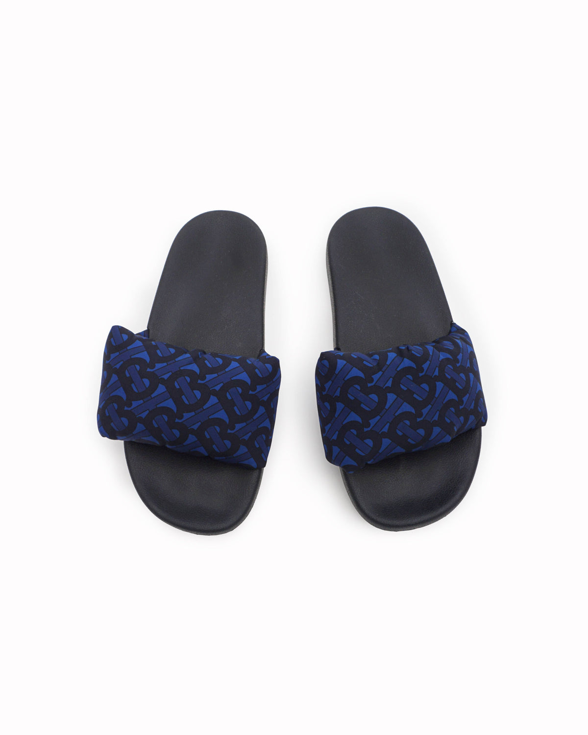 Burberry Furley Puff Royal Blue slides