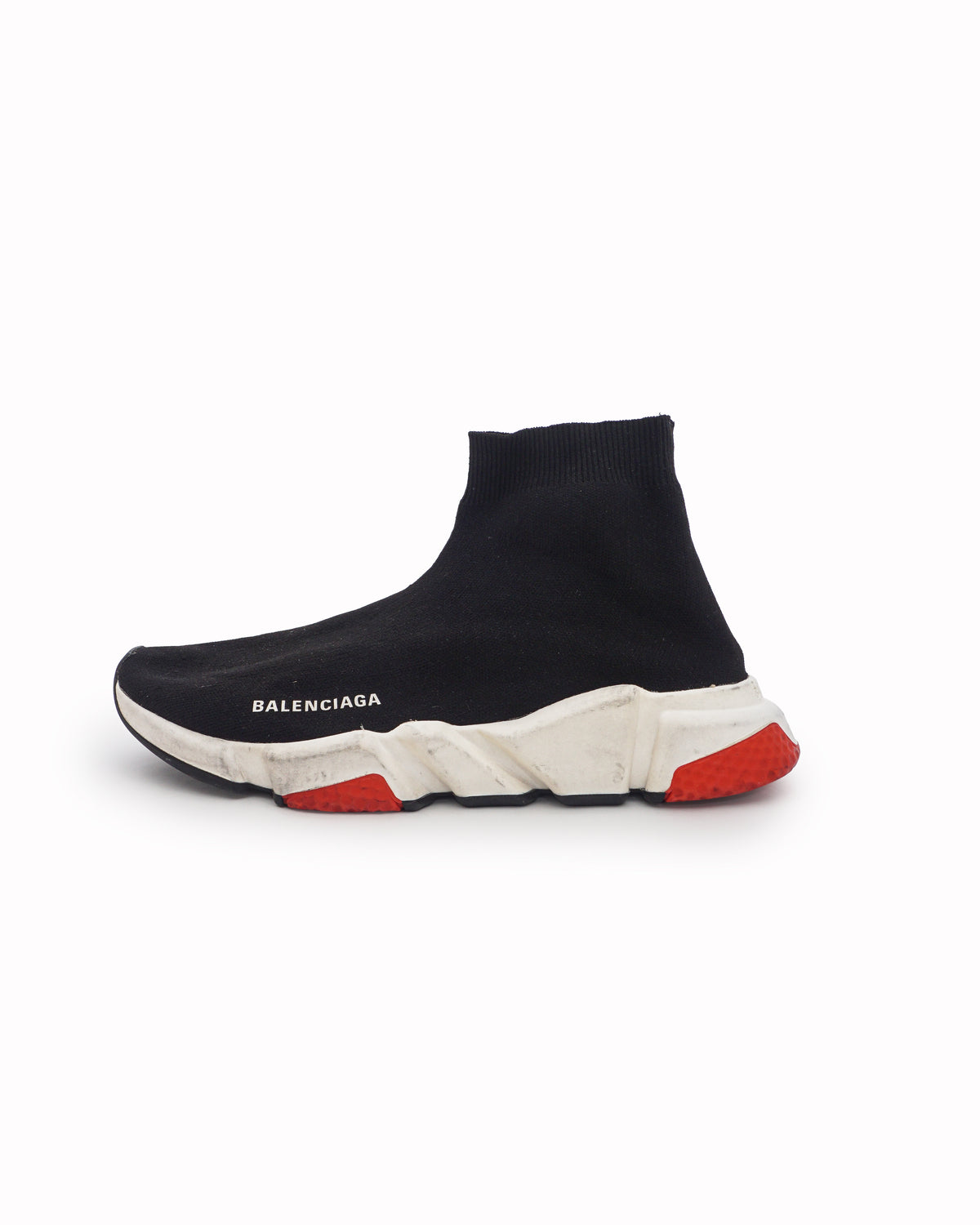 Balenciaga Black Technical Knit Speed Trainer Sneakers