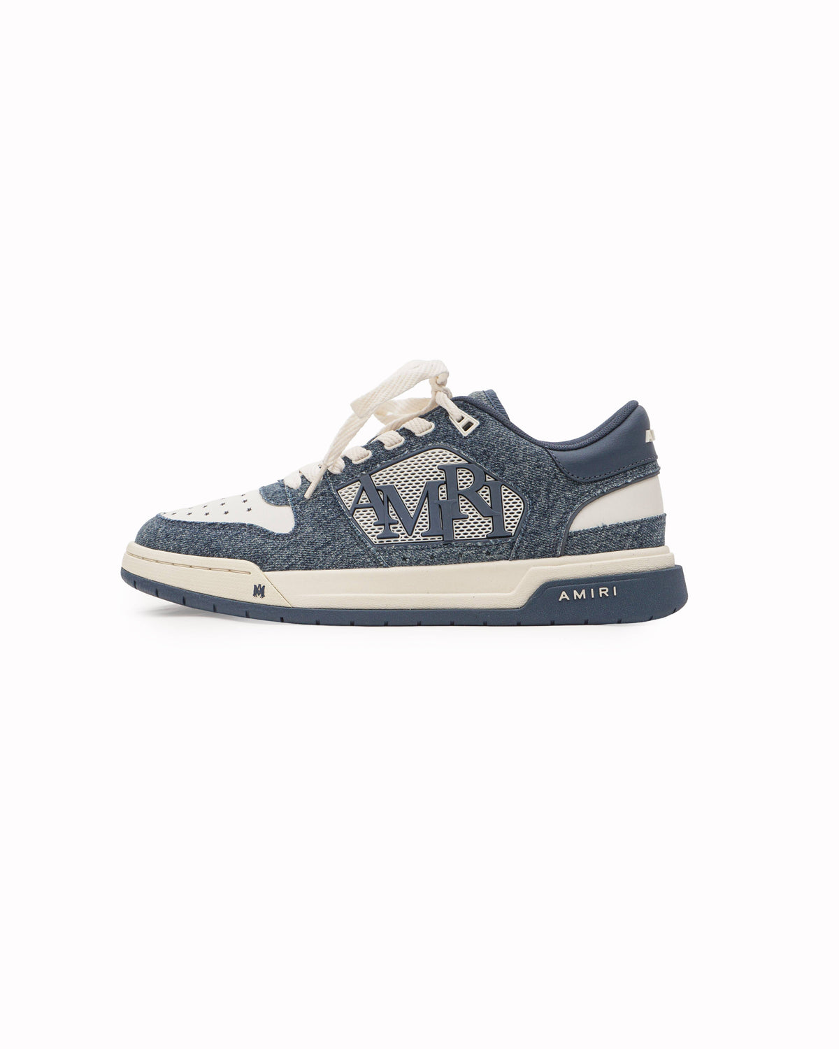 Amiri Vintage Washed Indigo Denim Low Sneakers