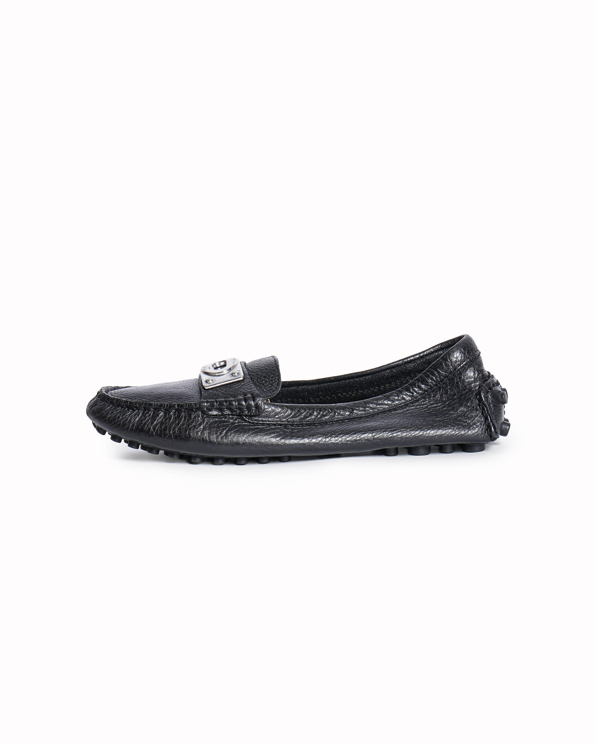 Coach Napoleon Pebbled Leather Driving Loafers