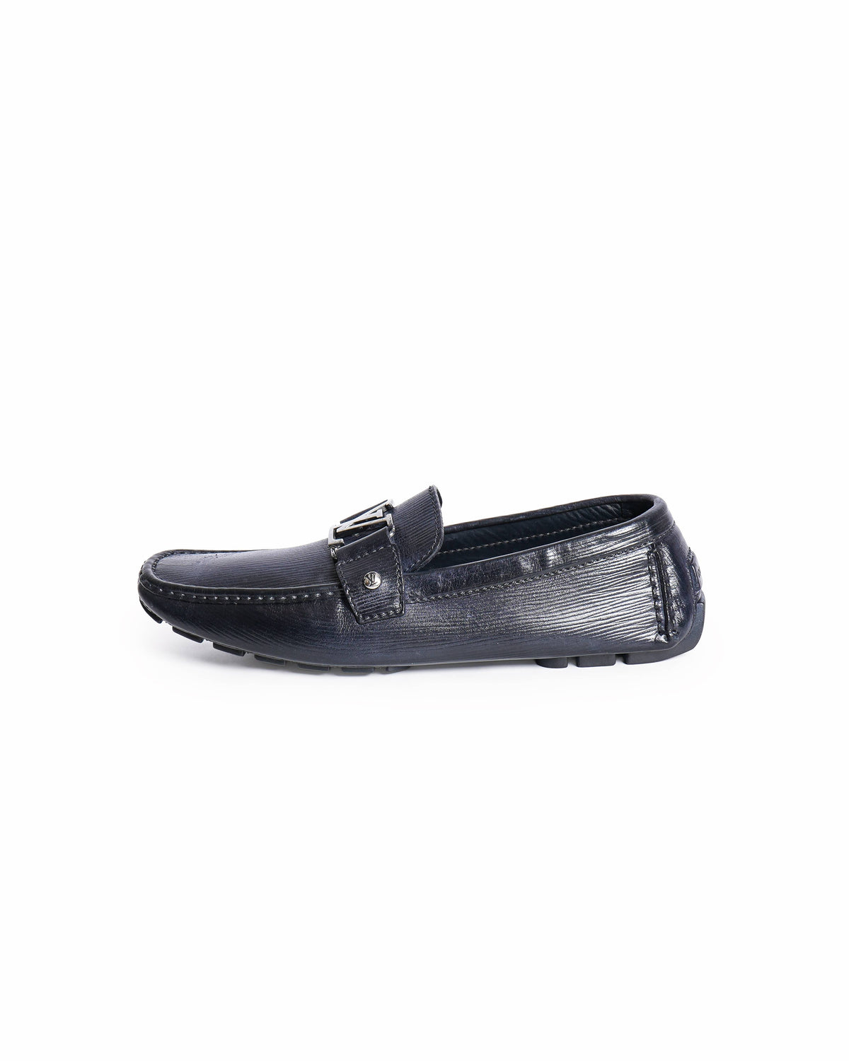 Louis Vuitton Men's Ink Blue Epi Leather Loafers
