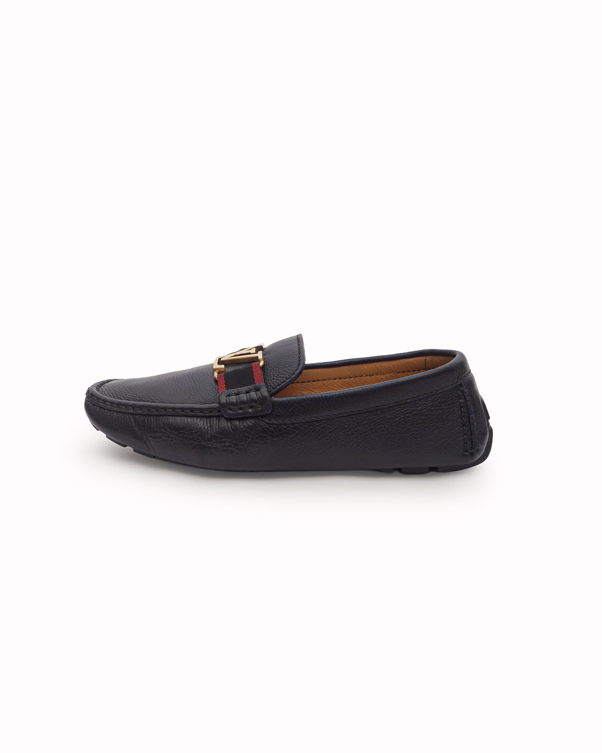 Louis Vuitton Monte Carlo Dark Blue Leather Driving Loafers