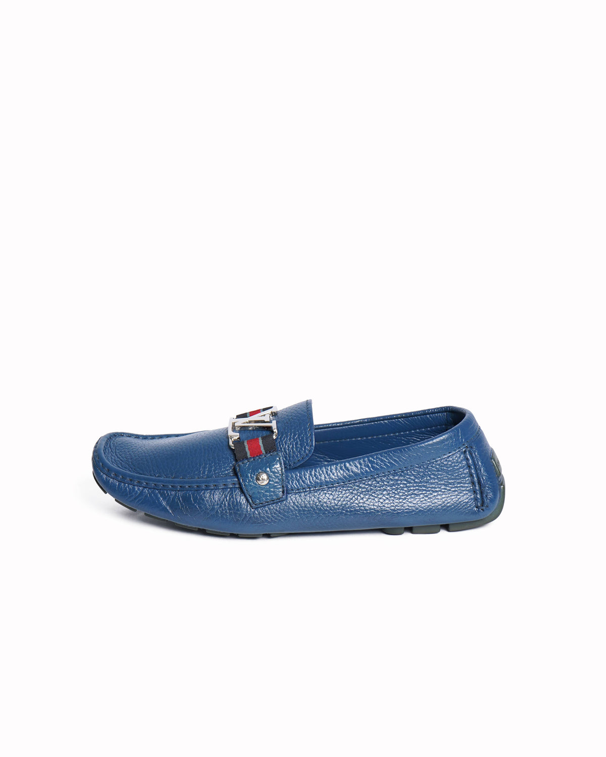 Louis Vuitton Men's Driving Loafers In Blue