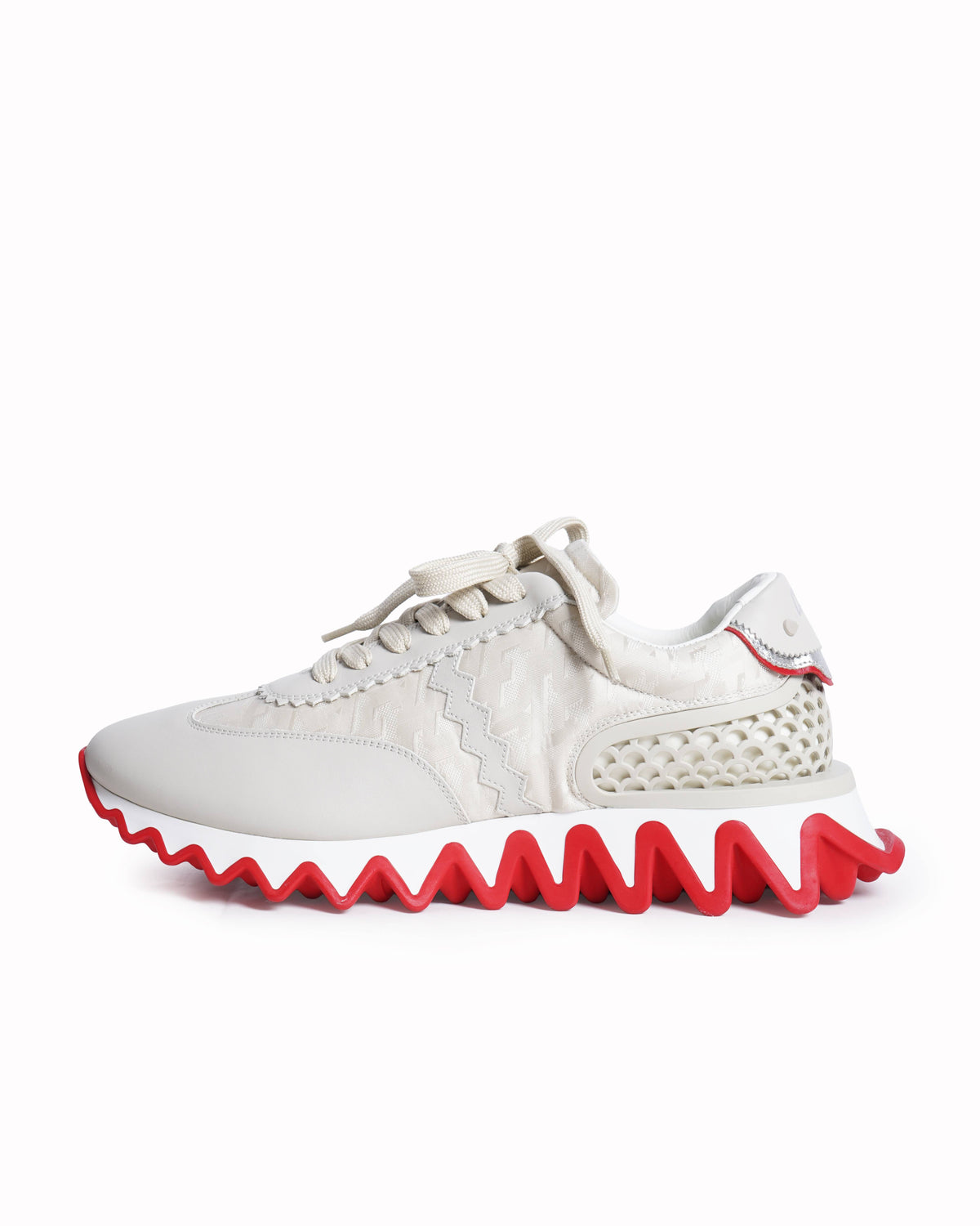 New Christian Louboutin Red Runner leather low trainers