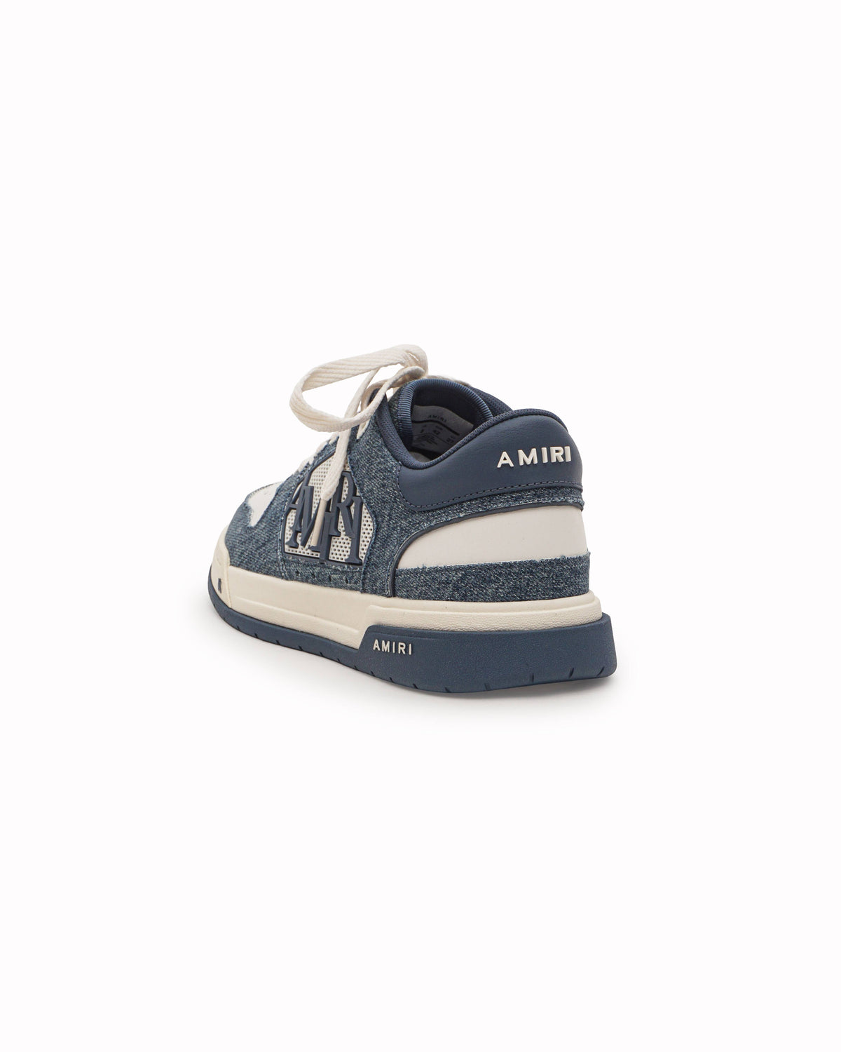 Amiri Vintage Washed Indigo Denim Low Sneakers