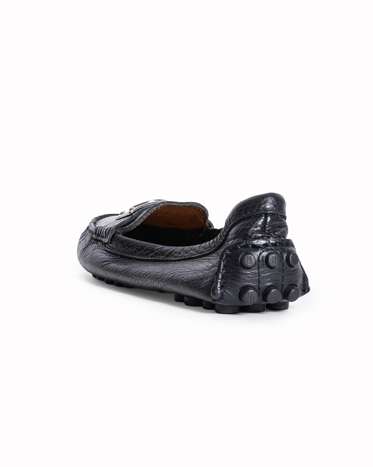 Coach Napoleon Pebbled Leather Driving Loafers