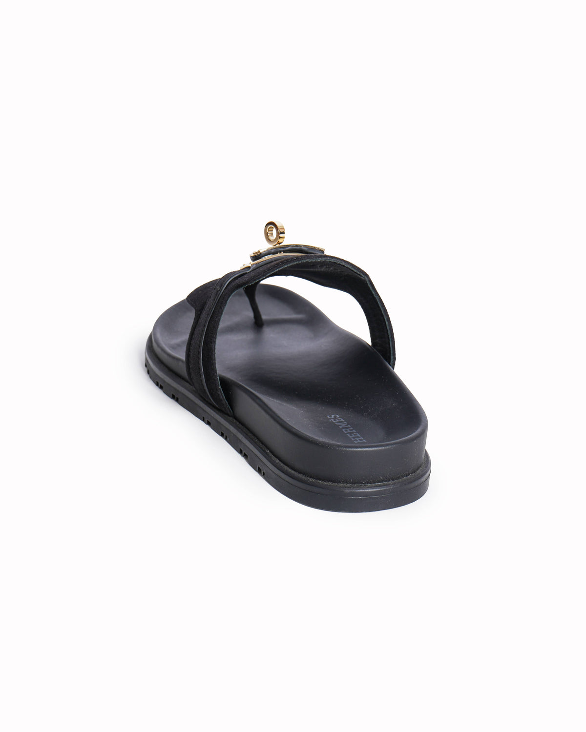 Hermès Empire Techno Sandals In Suede Goatskin With Anatomical Sole
