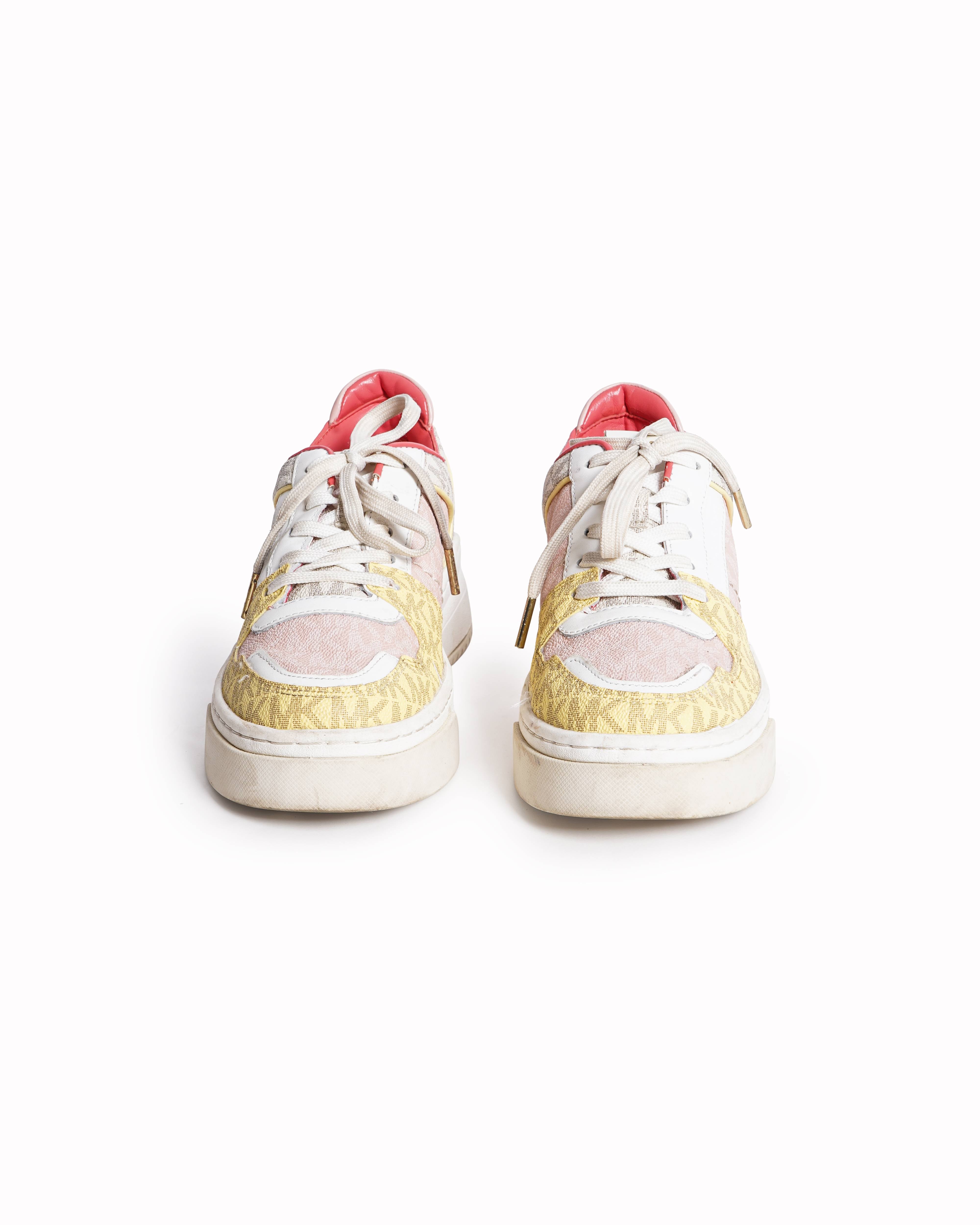 Michael Kors Lexi Color-Blocked Logo Sneakers