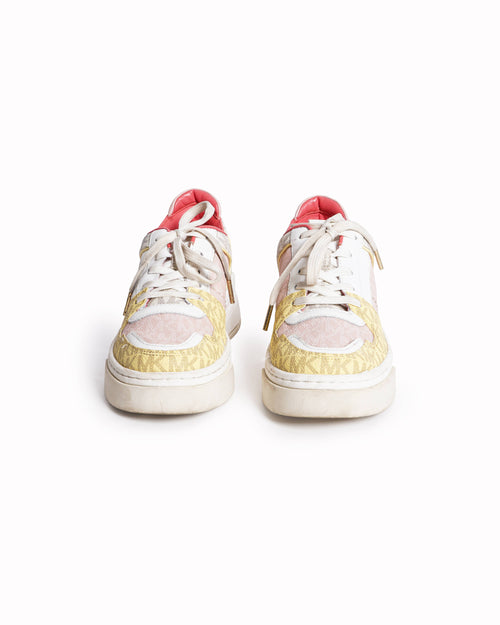 Michael Kors Lexi Color-Blocked Logo Sneakers