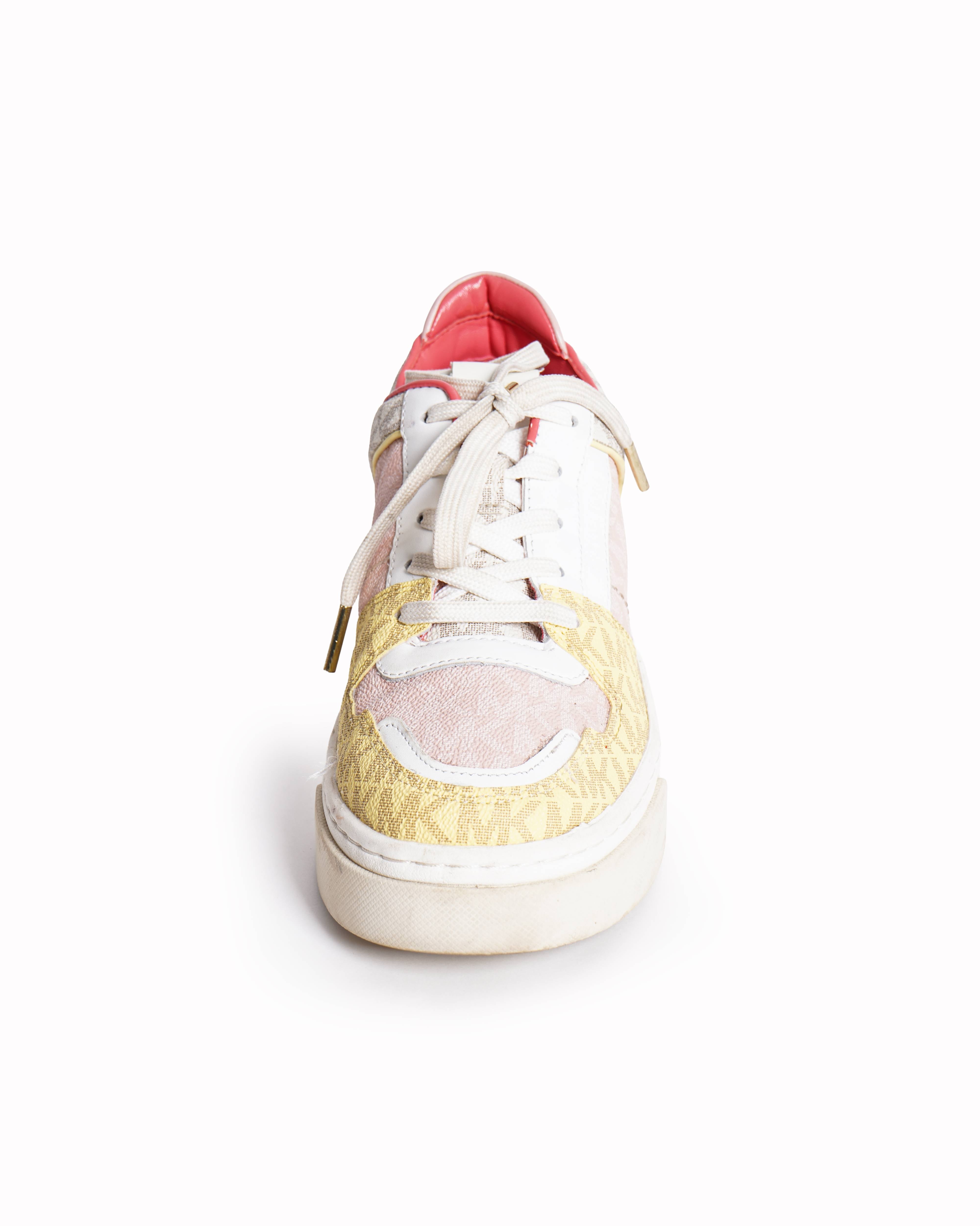 Michael Kors Lexi Color-Blocked Logo Sneakers