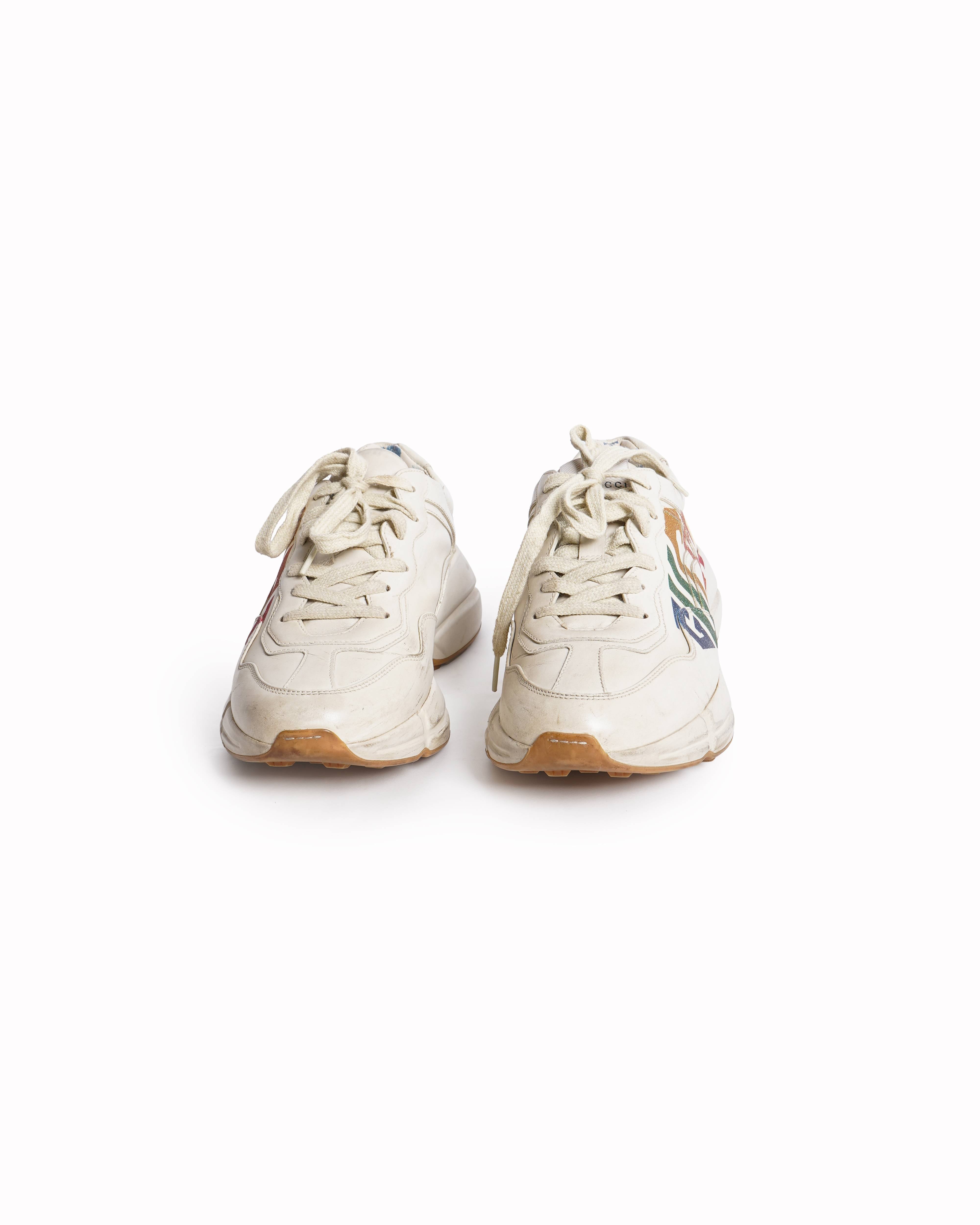 Gucci rhyton beige sneakers