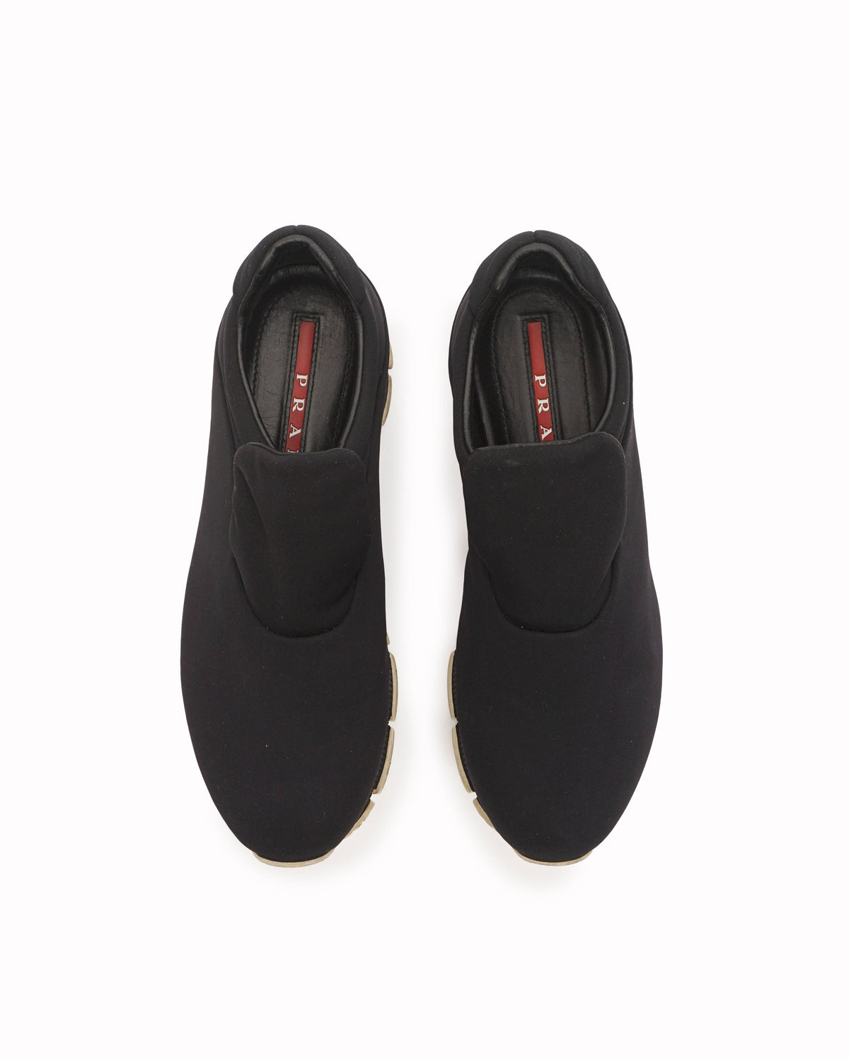 Prada Black Cloudbust Slip-On Sneakers