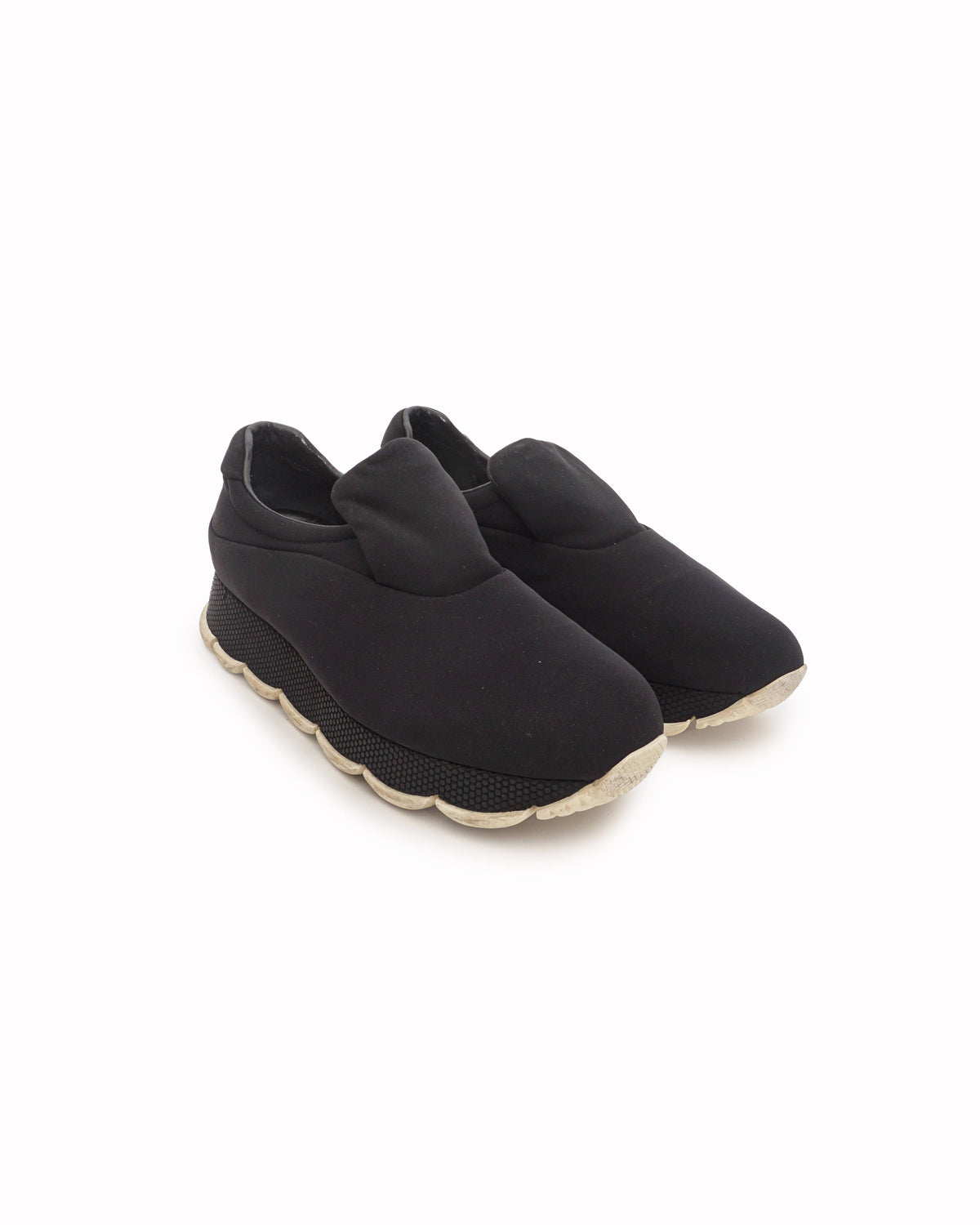 Prada Black Cloudbust Slip-On Sneakers