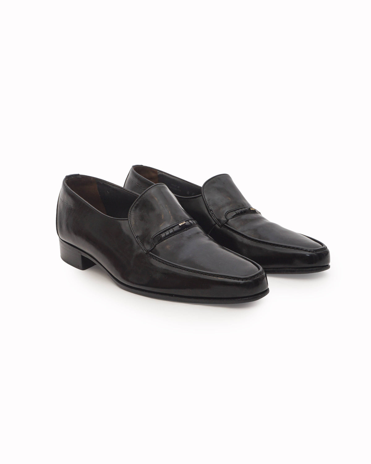 Bally Men’s Black Leather Penny Loafers