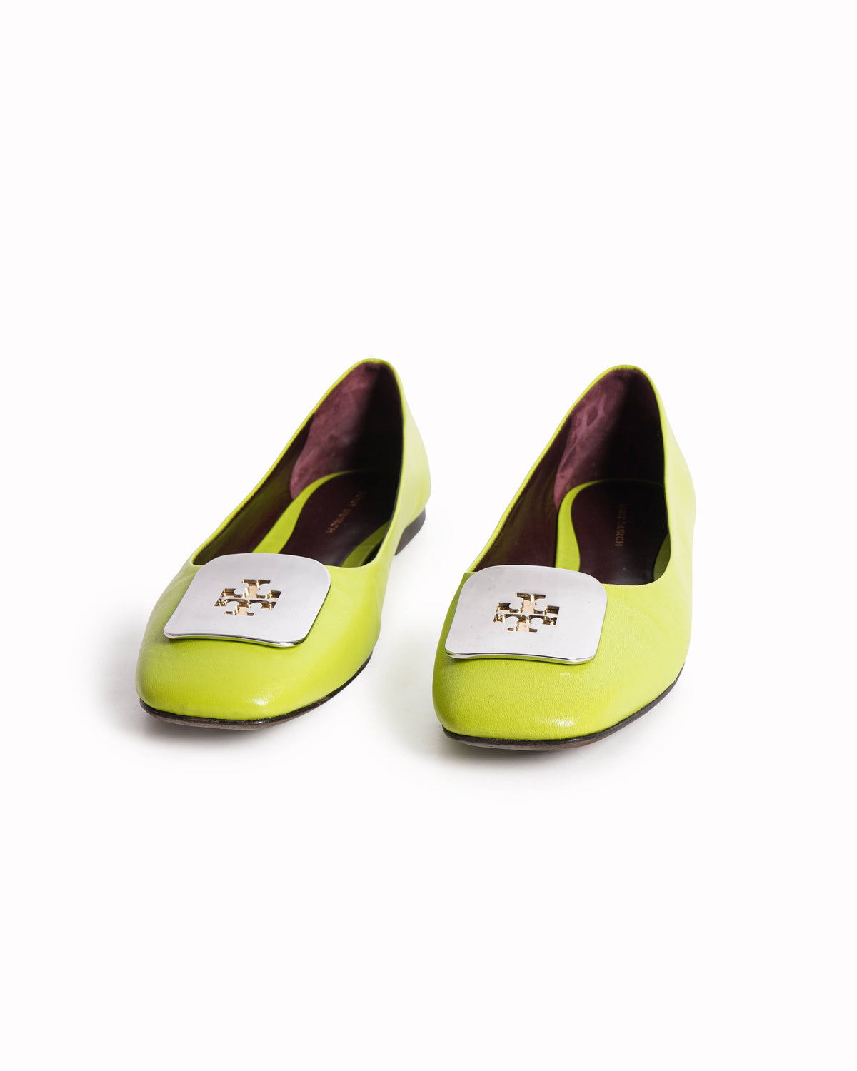 Tory Burch 
Georgia Ballet in Lime Green