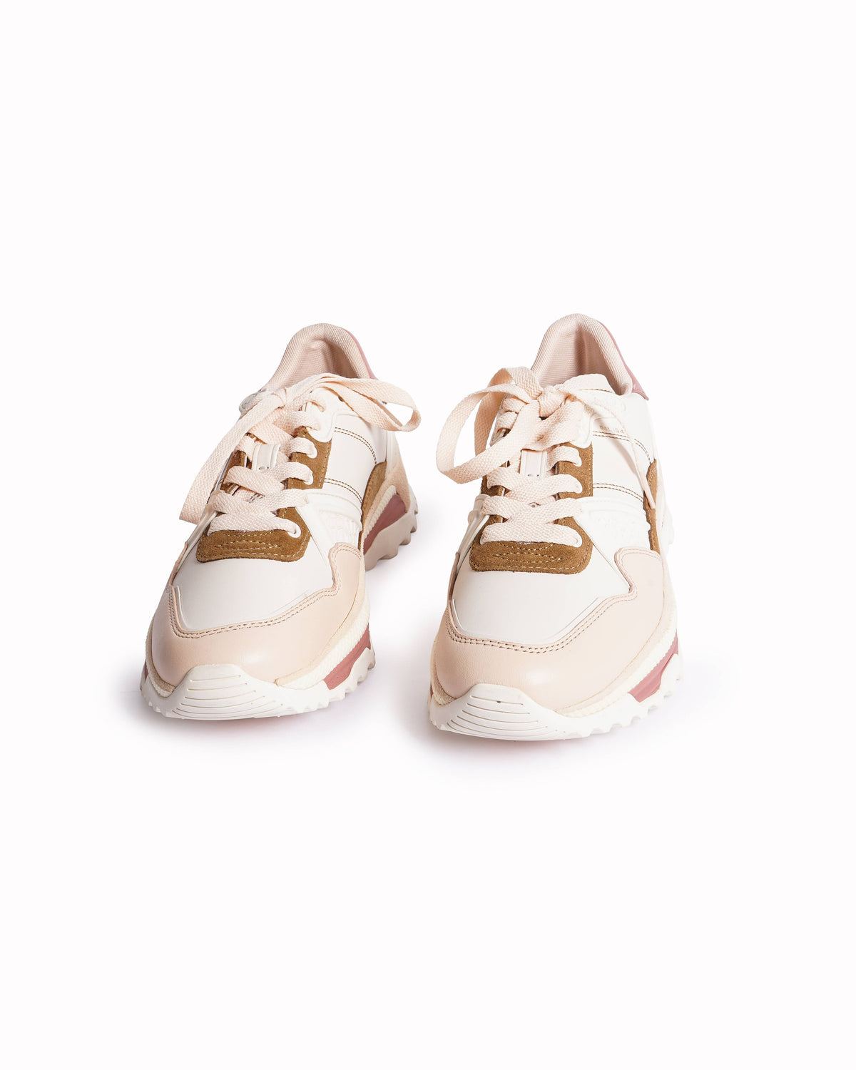 New Coach Women's Lace Up Sneakers In Pastels