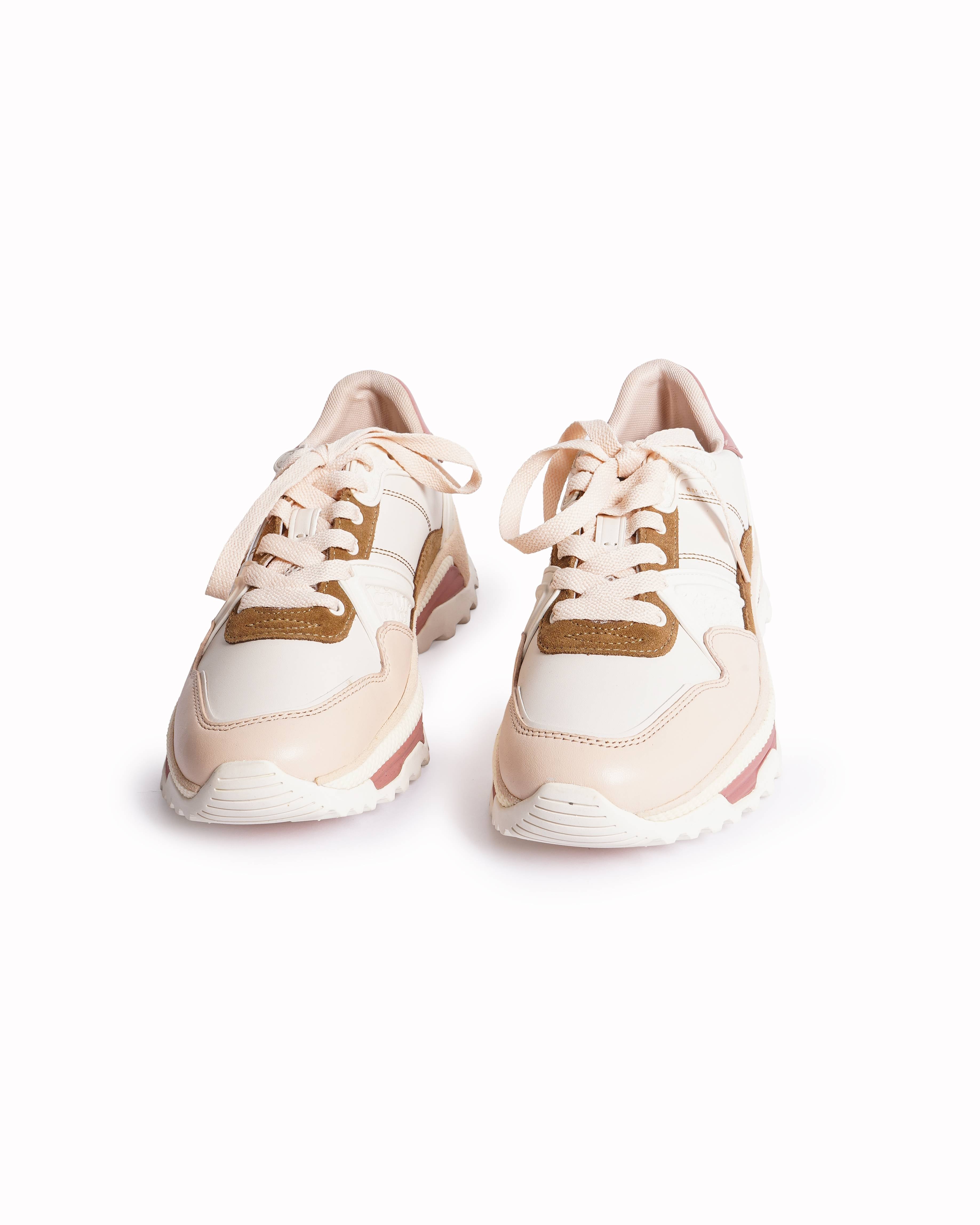New Coach Women's Lace Up Sneakers In Pastels