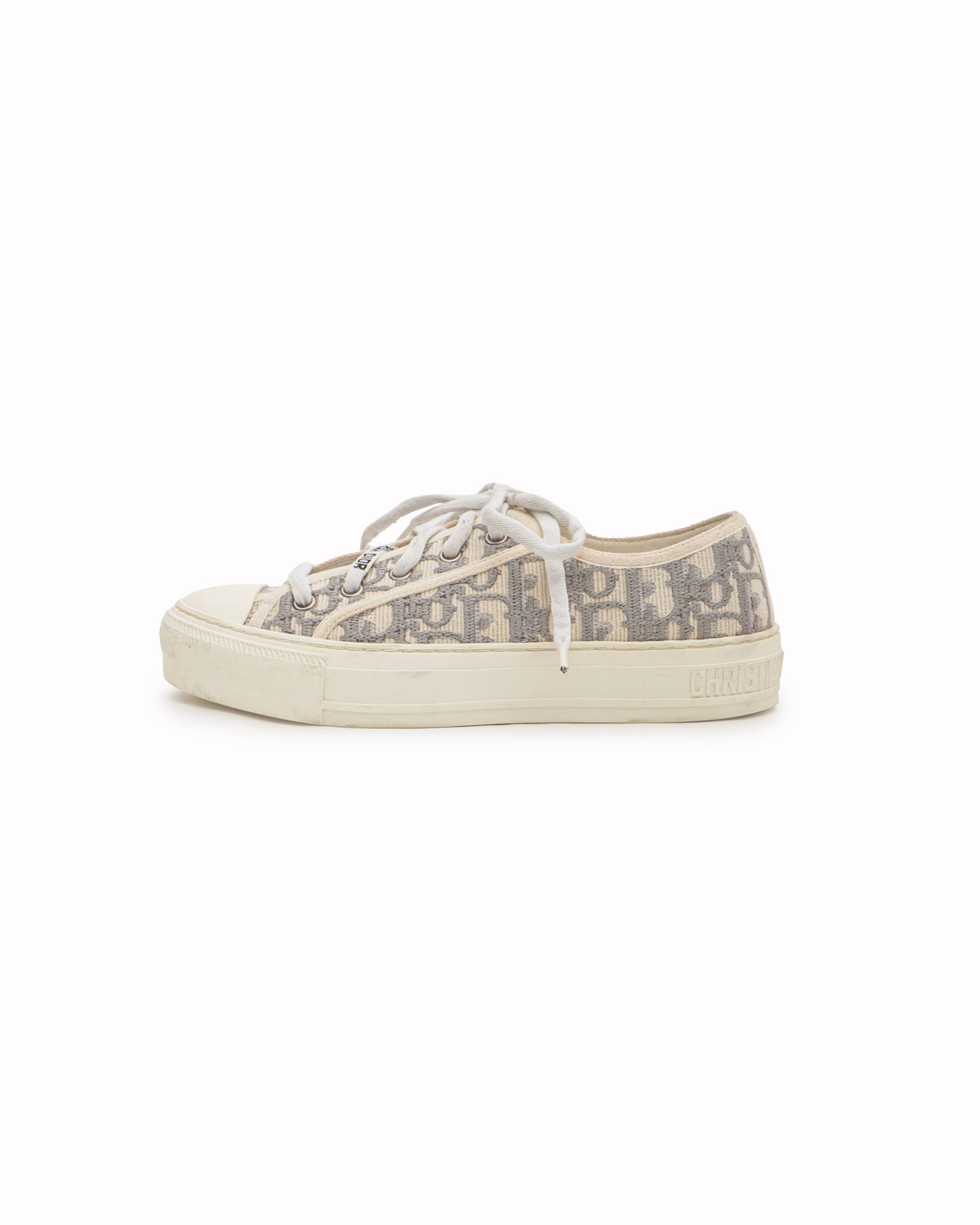 Walk'N'Dior Sneakers Stone Grey Dior Oblique Cotton