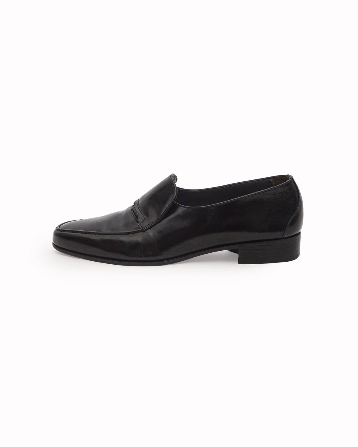 Bally Men’s Black Leather Penny Loafers
