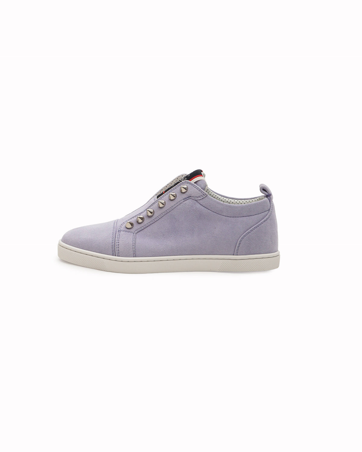 Christian Louboutin Light Purple Suede Fique A Vontade Sneakers