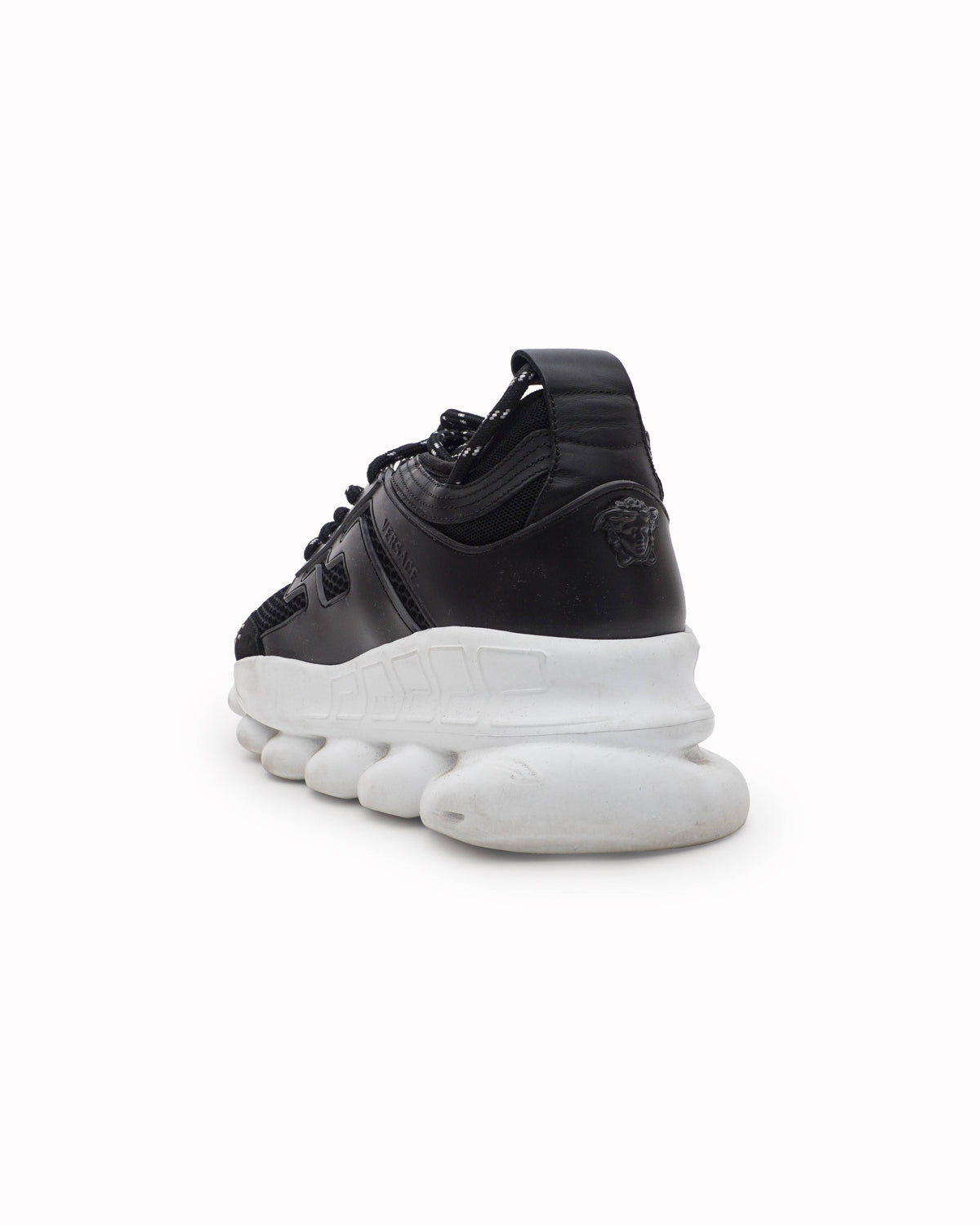 Versace Chain Reaction Mesh Printed Athletic Sneakers