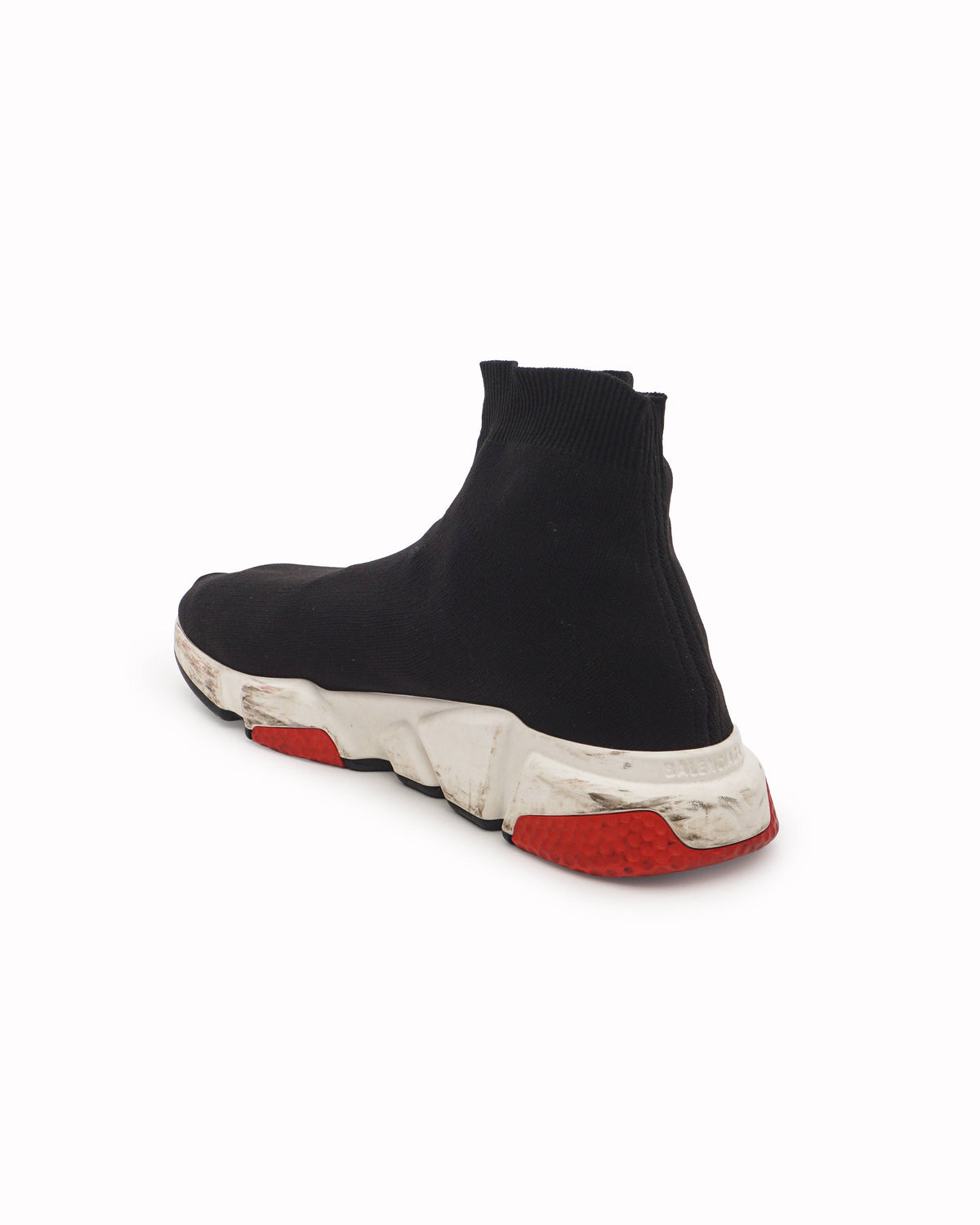 Balenciaga Black Knit Speed Men's Sneakers