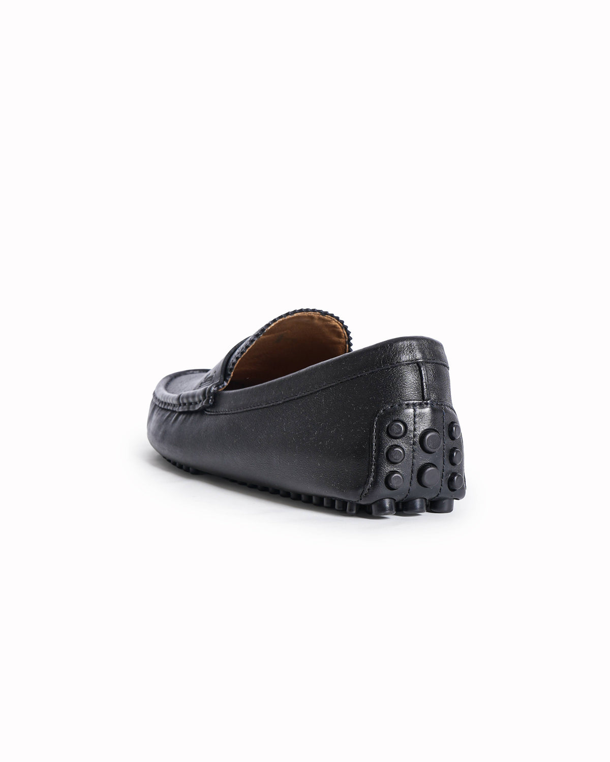 Gucci Black Print Leather Penny Slip On Loafers