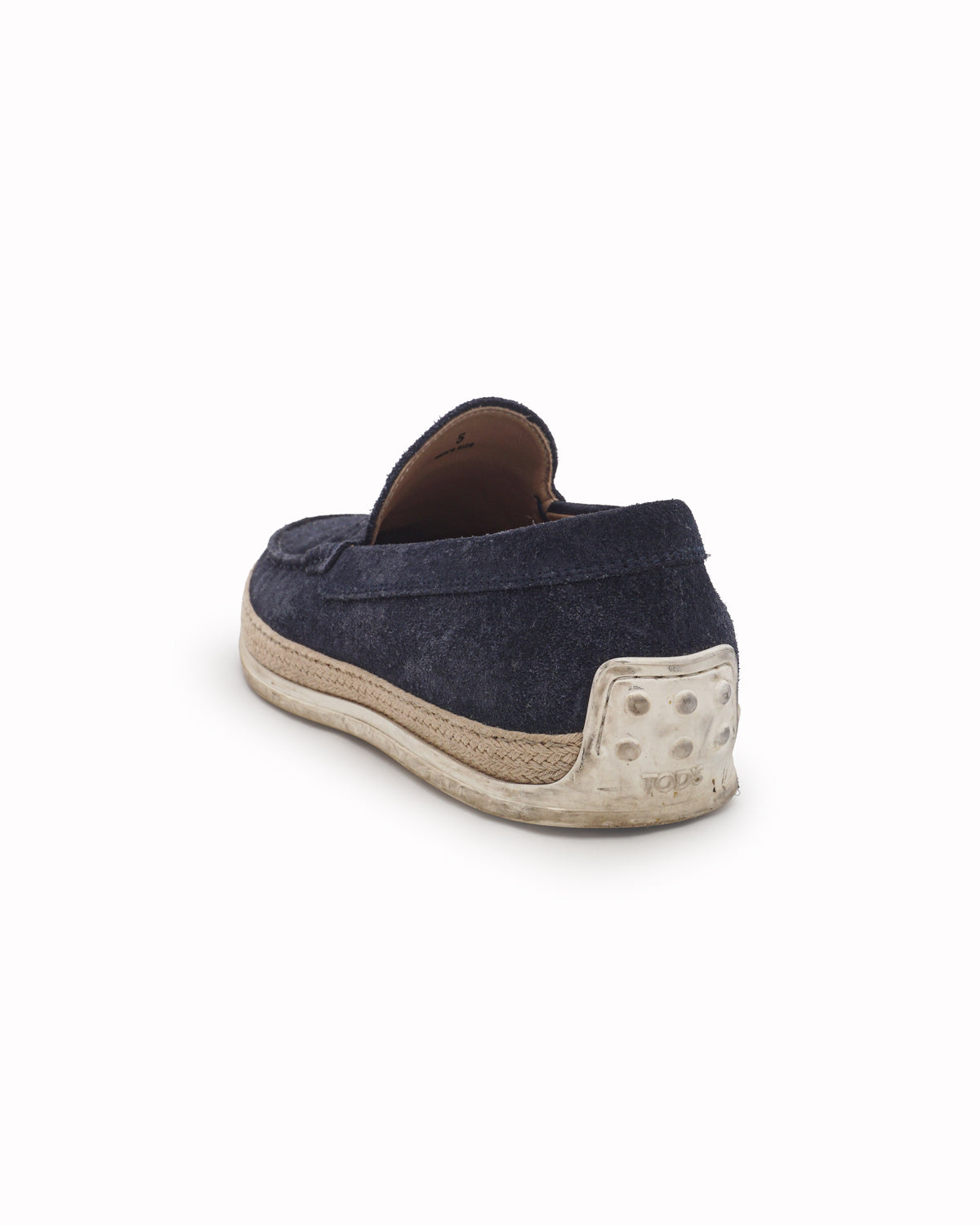 Tod's Men's Navy Blue Suede Loafers