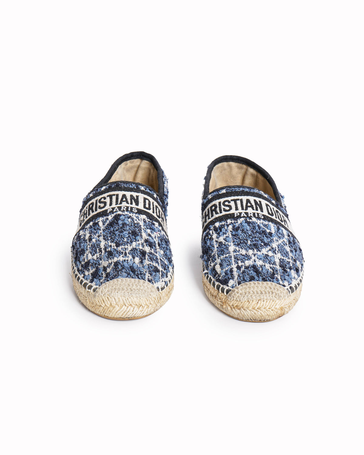 Christian Dior Granville Espadrilles in deep blue