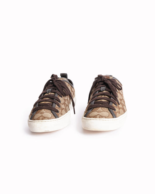 Coach Canvas Lace Up Women's Shoes
