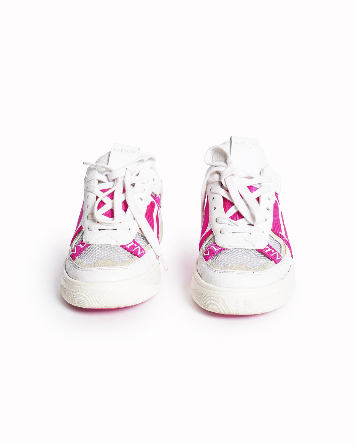 Valentino Garavani Women's Lace Up Sneakers In Pink