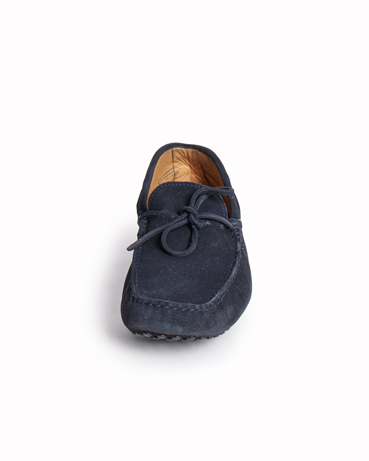 Tod's x Ferrari Ink Blue Suede Gommino Driving Loafers