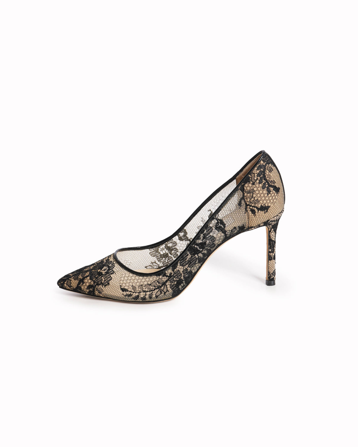 Jimmy Choo Romy Black Lace Pumps
