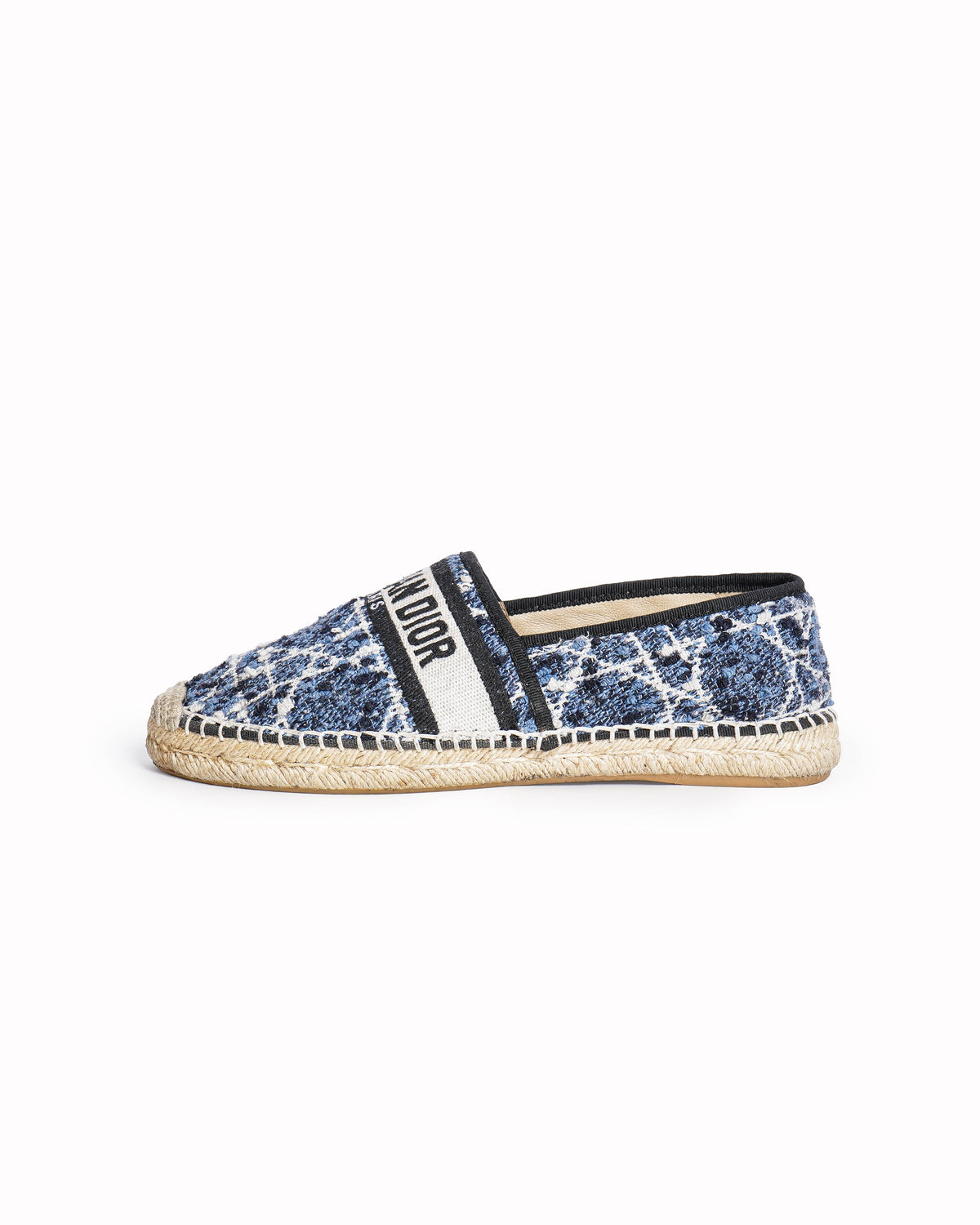 Christian Dior Granville Espadrilles in deep blue