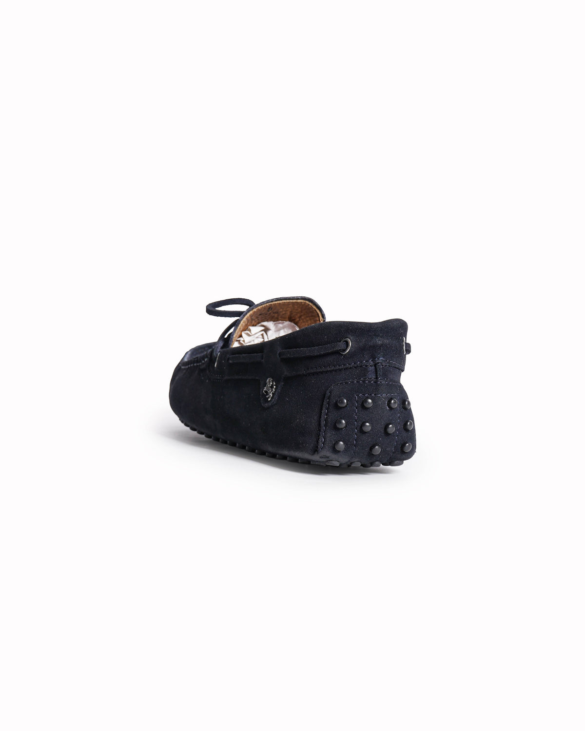 Tod's x Ferrari Ink Blue Suede Gommino Driving Loafers