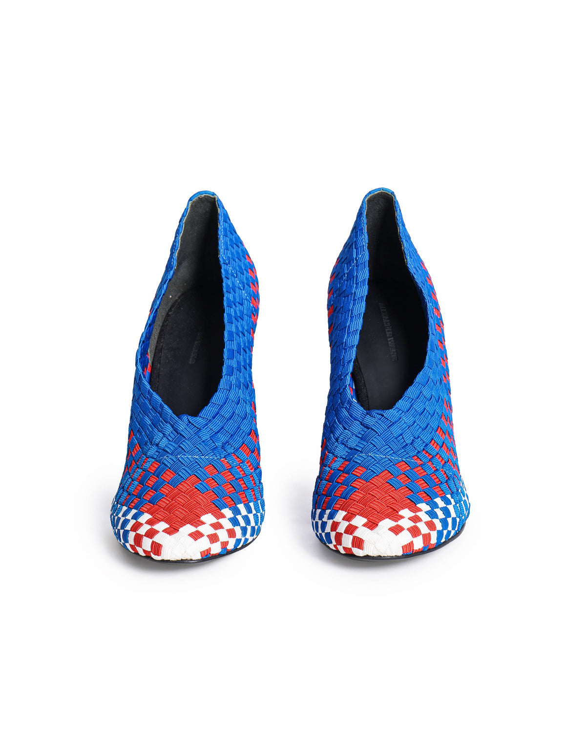 Alexander Wang Tricolor Woven Fabric Carla Pumps
