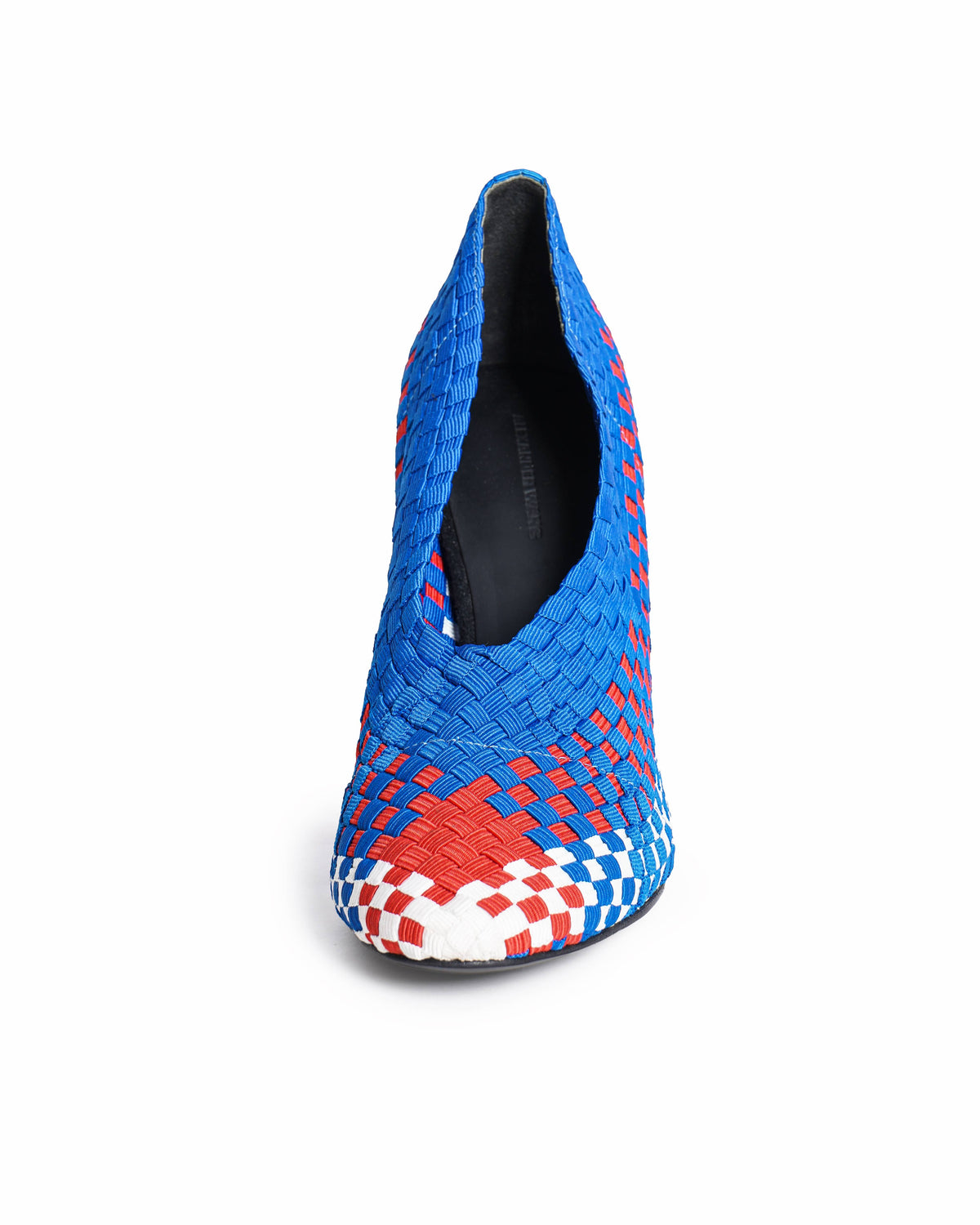 Alexander Wang Tricolor Woven Fabric Carla Pumps