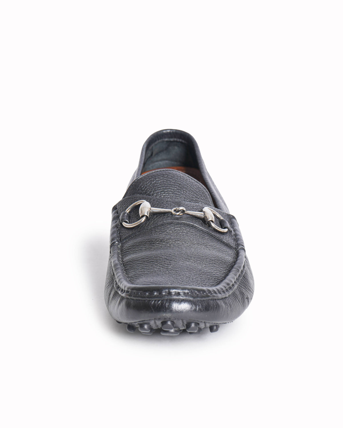 Gucci Leather horsebit Slip on Loafers