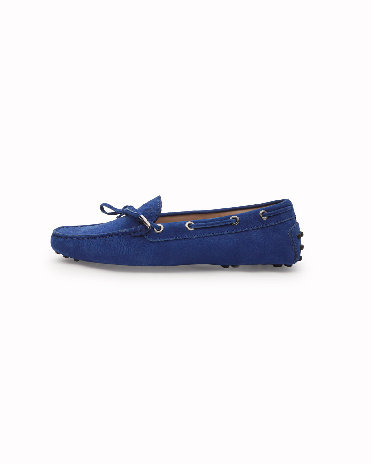 Tod's Royal Blue Suede Gommino Driving Loafers