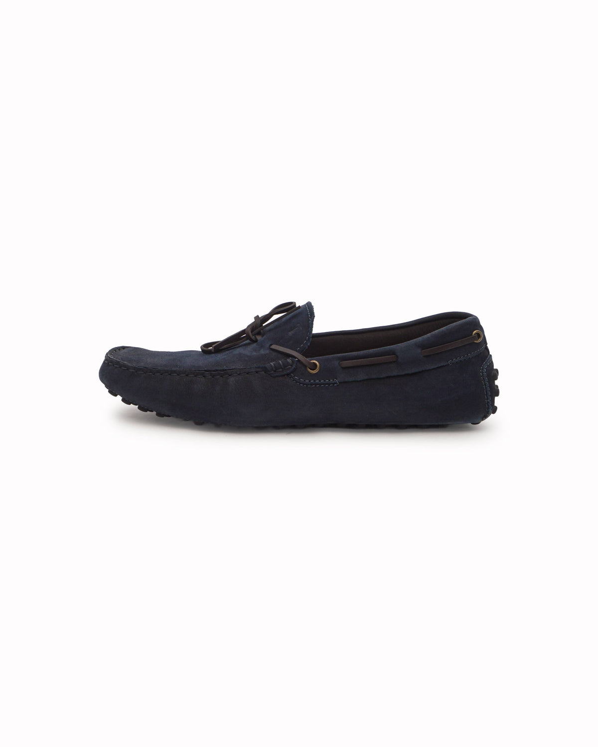 Tod's Ink Blue Suede Gommino Driving Loafers